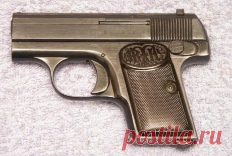 Жилетный пистолет Дрейзе калибра 6,35 мм (Dreyse 6.35mm Vest Pocket Pistol) и его разновидности | Мир оружия