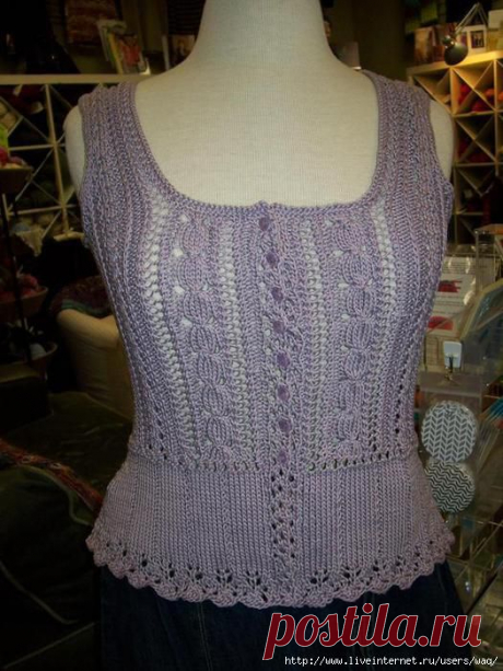 Белый топ Nicole Chic Knits