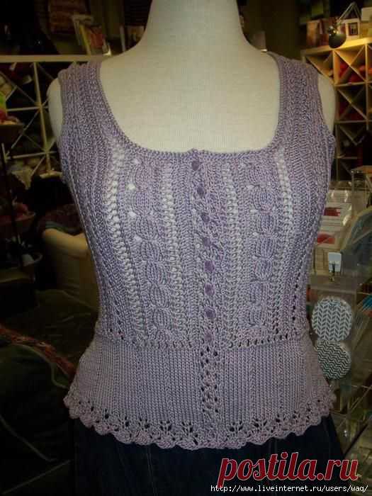 Белый топ Nicole Chic Knits