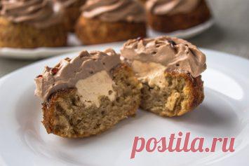 Банановые кексы с карамелью