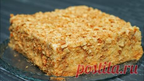 Торт НАПОЛЕОН БЕЗ ВЫПЕЧКИ ЗА 15 МИНУТ ☆ Самый ЛЕГКИЙ И БЫСТРЫЙ РЕЦЕПТ