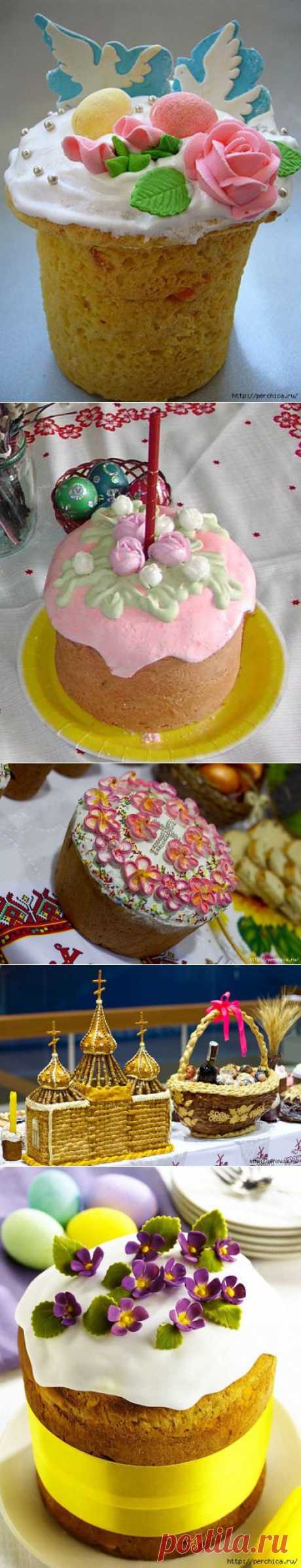 Как и чем украсить пасхальный кулич-идеи и мастер-классы
