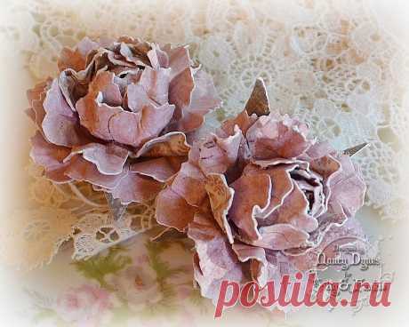 Tattered Treasures: Blooming Rose Tutorial