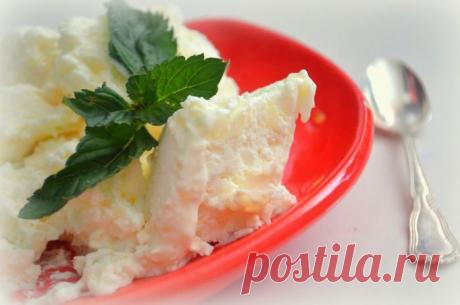 Бесподобное рисовое мороженое (без яиц) .