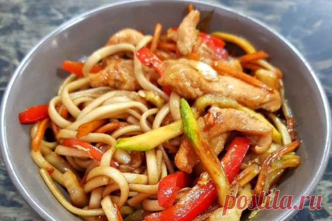 15 быстрых рецептов удона с курицей