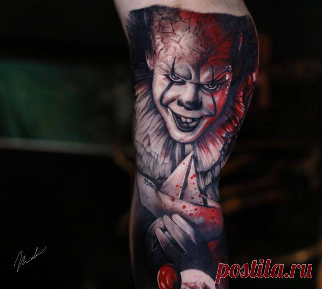 ТАТУ-МАСТЕР MICHAEL CLOUTIER (ЧЕРНО-СЕРАЯ, ЦВЕТНАЯ, РЕАЛИЗМ, ТРЭШ ПОЛЬКА) | Tattoo-Voops | Яндекс Дзен