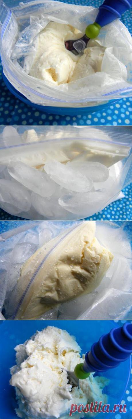 Домашнее мороженое в мешочке — восхитительно на вкус и просто в приготовлении! | Четыре вкуса