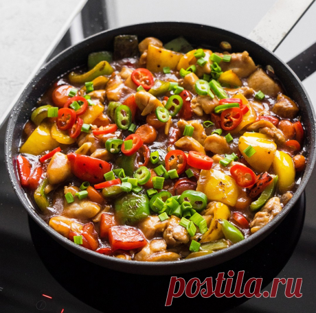 Мясо (курица) в кисло-сладком соусе 😉
