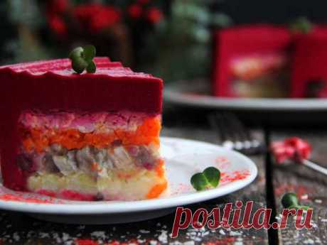 Салат «Красный Бархат» — рецепт с фото пошагово