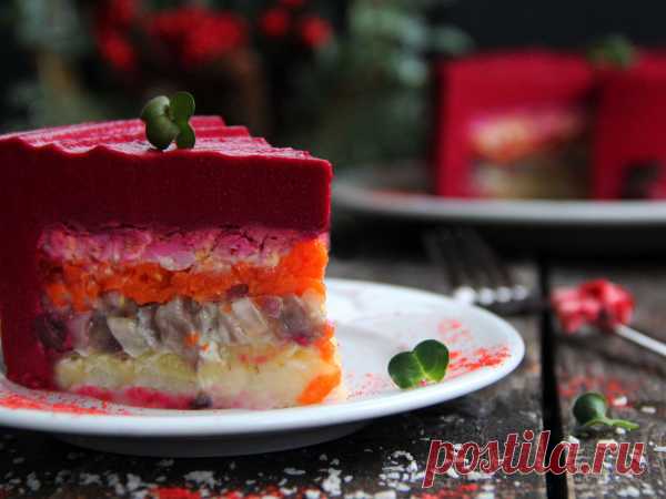 Салат «Красный Бархат» — рецепт с фото пошагово