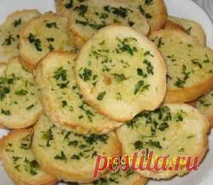 Рецепт чесночного хлеба