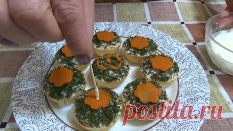 Тарталетки с разными начинками