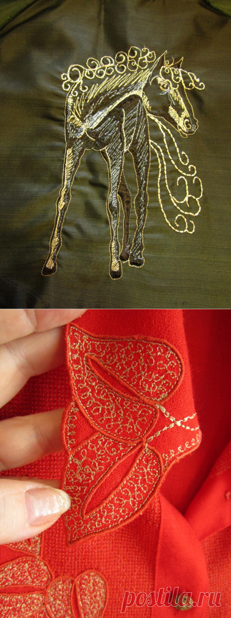 ОСВАИВАЕМ ВЫШИВКУ НА ПРОСТОЙ ШВЕЙНОЙ МАШИНКЕ.