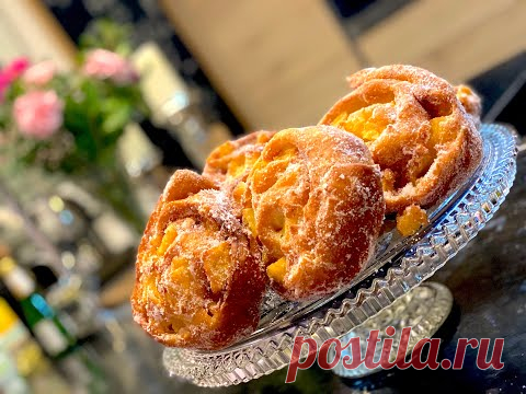 ВОЛШЕБНЫЕ  ЯБЛОЧНЫЕ  ПОНЧИКИ  С ЗАВАРНЫМ ТЕСТОМ🥰🥰УДИВИТЕЛЬНОЕ СОЧЕТАНИЕ, ОЧЕНь ВКУСНО ОТ ЭЛИНЫ!!