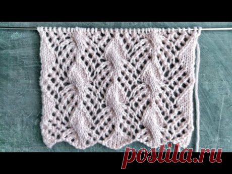 Красивая сеточка со жгутами для вязания джемпера,  палантина
