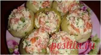 Оригинальный картофель, фаршированный форелью - гости в восторге! Прекрасное угощение к застолью!