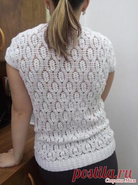 Узор для джемпера крючком