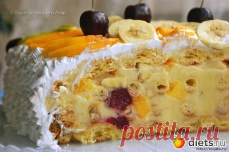 Оригинальный и вкусный летний торт "Тропиканка"