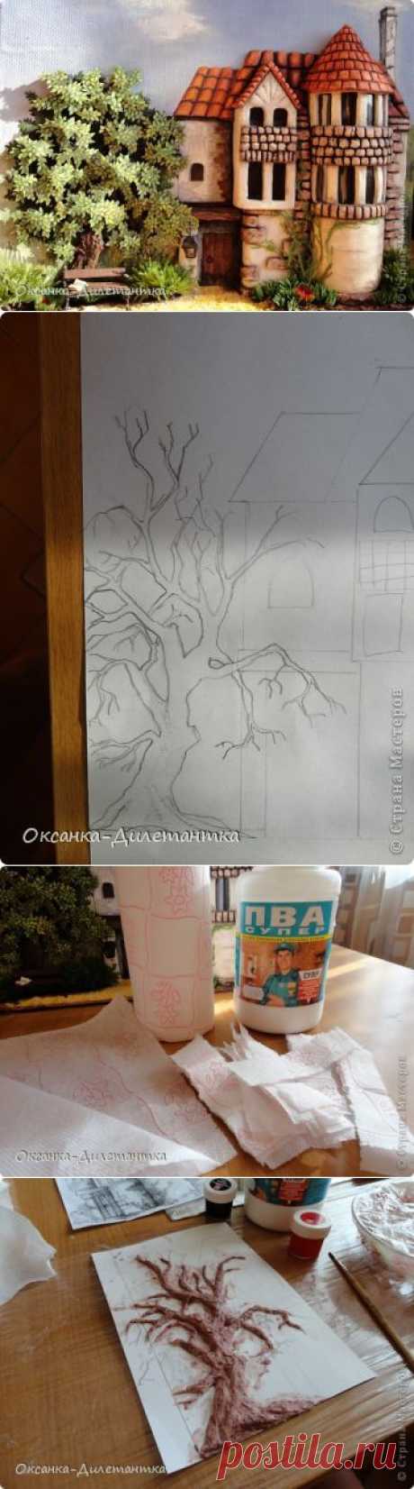МК по созданию объемного дерева. | Страна Мастеров