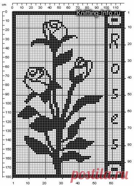 Схемы вязаных картин крючком - 82 фото