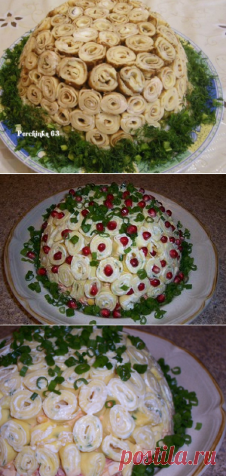 Салат *Шарлотта* с блинчиками - Perchinka63