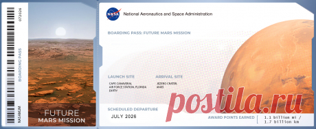 Boarding Pass: Future Mars Mission
