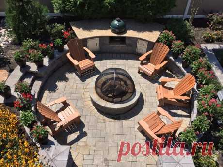 Изготавливаем кострище на даче своими руками. Из чего можно сделать очаг для костра на даче Очаг под костер