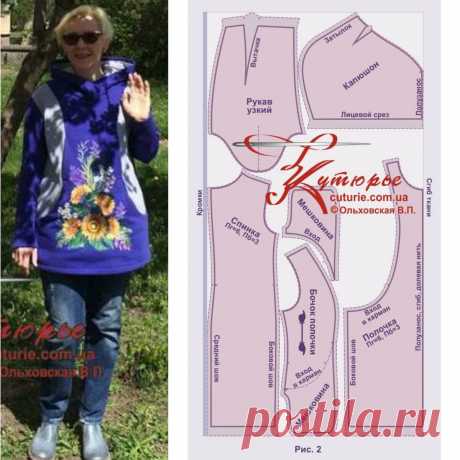 В выкройке платья с капюшоном плечо спинки короче, чем на полочке, хотя должно быть наоборот | Шьем с Верой Ольховской | Яндекс Дзен