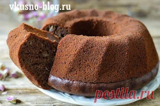 Этот шоколадно-банановый кекс (или пирог, как вам будет угодно) - моя новая л...