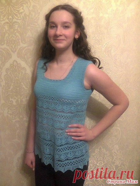 Ажурный топ