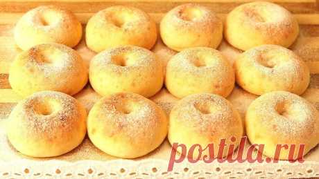 ТВОРОЖНЫЕ ПОНЧИКИ 🍩В Духовке! Быстро Без Дрожжей и Масла