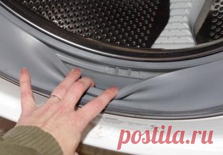 Чистка стиральной машины от плесени.