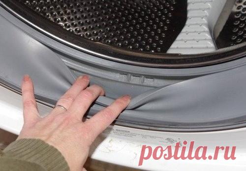 Чистка стиральной машины от плесени.