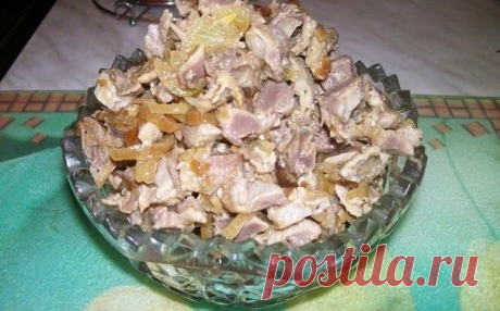 Куриные желудочки по-корейски