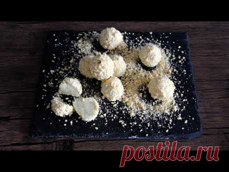 Трюфели с сыром ДОР БЛЮ в шоколадном корпусе и орешками/ truffles with cheese #конфеты #трюфели #сыр