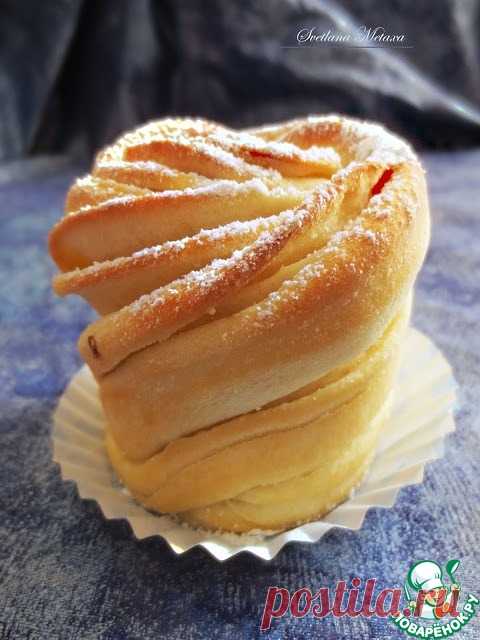 Краффины с шоколадной начинкой