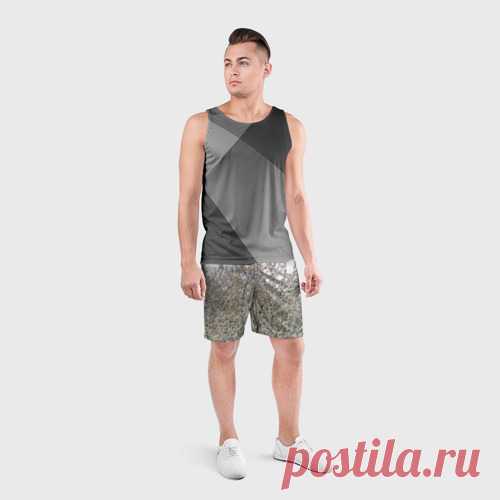 Мужские шорты спортивные Цветение вишни, фотография - купить по цене 3715 руб в интернет-магазине Всемайки, арт 3655437