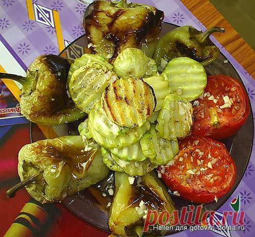 Овощи гриль • Закуски овощные, грибные