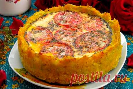 Очень вкусная и красивая овощная корзинка 
Овощная корзинка — оригинальный и вкусный овощной пирог. Что-то среднее между запеканкой и пирогом. Очень эффектно выглядит, но на вкус он еще лучше.

Ингредиенты:
Для основы:

кабачки, натертые на м…