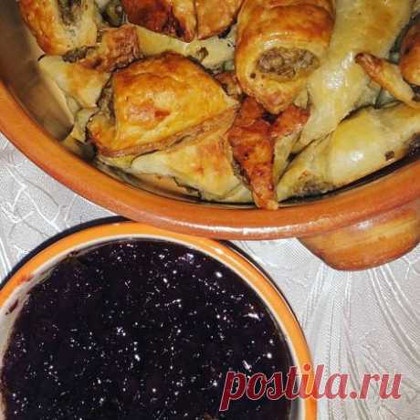 Рогалики с печёночным паштетом