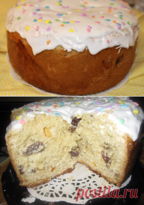 Итальянский кулич - Панеттоне (Panettone) (вариант на цельных яйцах)