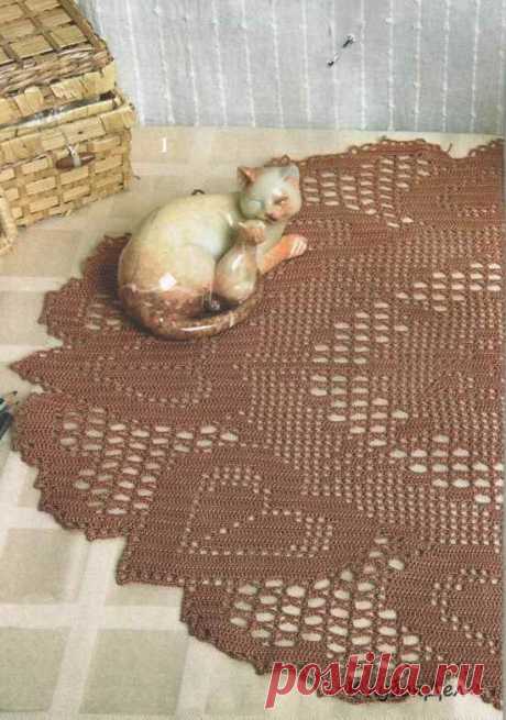 Коричневая салфетка