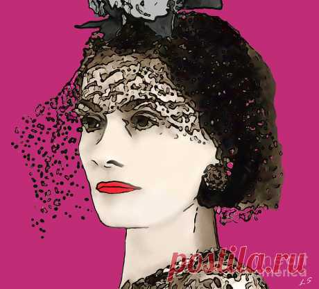 Coco Chanel collection - 1 by Sergey Lukashin Coco Chanel collection - 1 Painting by Sergey Lukashin
