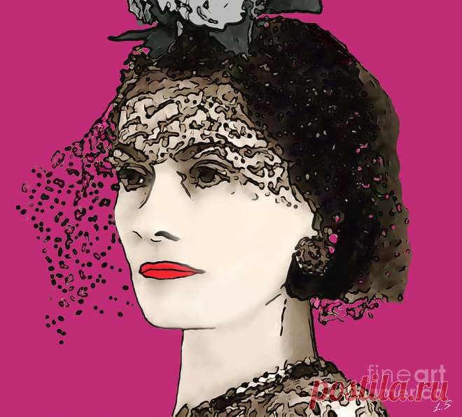 Coco Chanel collection - 1 by Sergey Lukashin Coco Chanel collection - 1 Painting by Sergey Lukashin