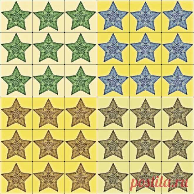 Pattern With A Stars  Free Stock Photo HD - Public Domain Pictures