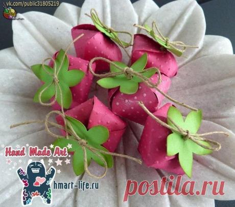 Клубничка - упаковка подарка :)