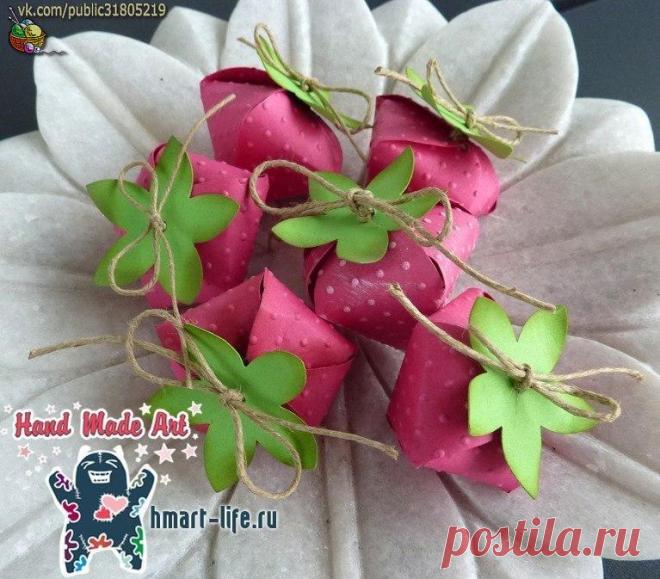 Клубничка - упаковка подарка :)