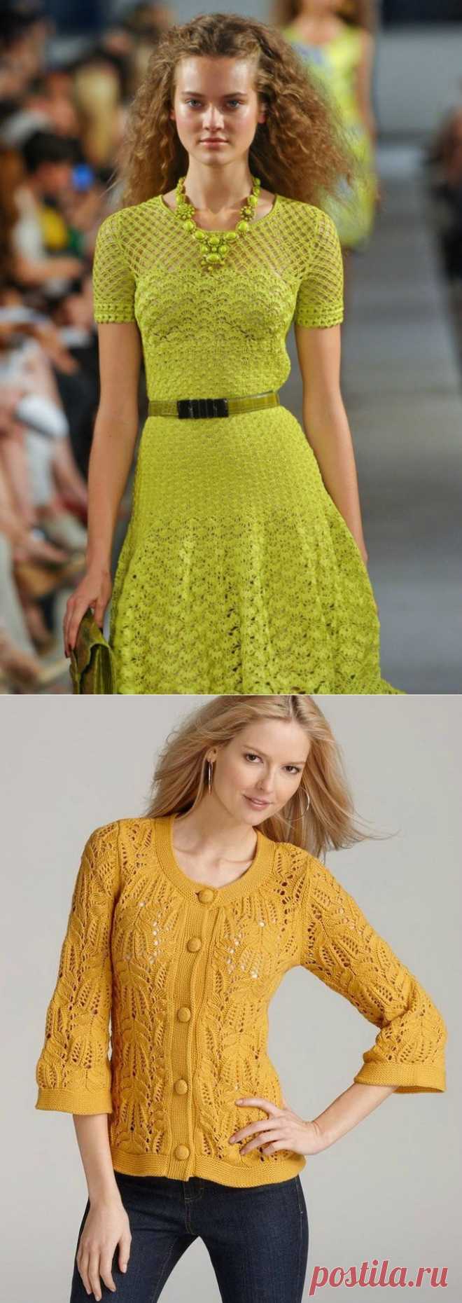 "Теплое" кружево Вязаные идеи | Шпильки