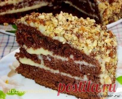 ПЯТИМИНУТНЫЙ ШОКОЛАДНЫЙ ТОРТ НА КЕФИРЕ «ФАНТАСТИКА»