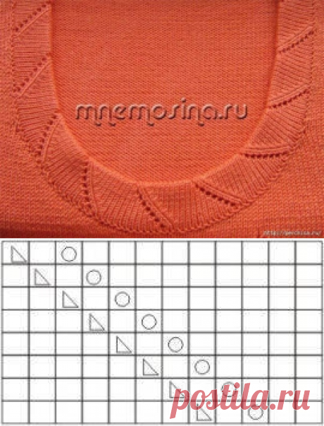 Красивая обвязка горловины